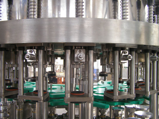 Rotary Glass Bottle Filling Machine for Fruit Juice / Soda , Electric Driven 220V / 380V 4Kw