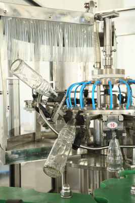 Rinser Filler Capper Monobloc Glass Bottle Filling Machine for Liquid Beverage , Wine , Beer