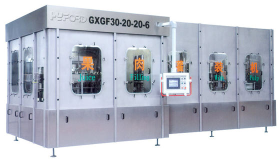 Automatic 500ml PET Bottle Filling Machine , Liquor Beverage Filling Equipment