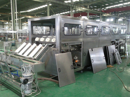 Full Automatic Drink Filling Machine for 3 / 5 Gallon Barrel Drinking Potable Water 6 Head 900B/h