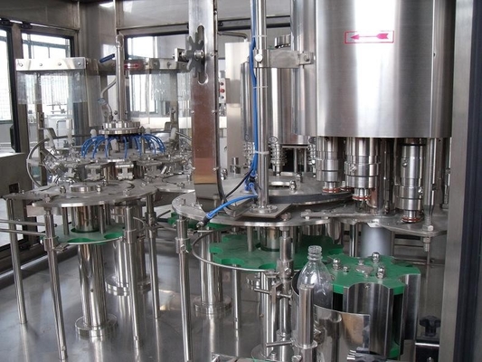 Automatische Wasser-Flaschen-Füllmaschine für reines Wasser, HAUSTIER 500ml Flasche 12 Haupt-4000B/h